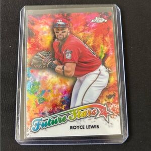 Topps Future Stars Royce Lewis Card - Red, Green, Blue